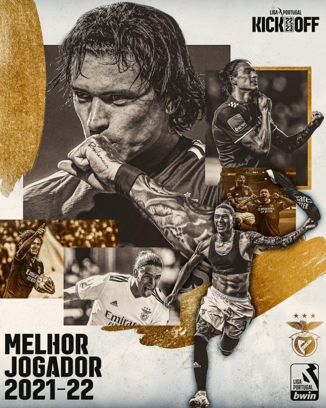 达尔文·努涅斯当选2021/22赛季葡超最佳球员！